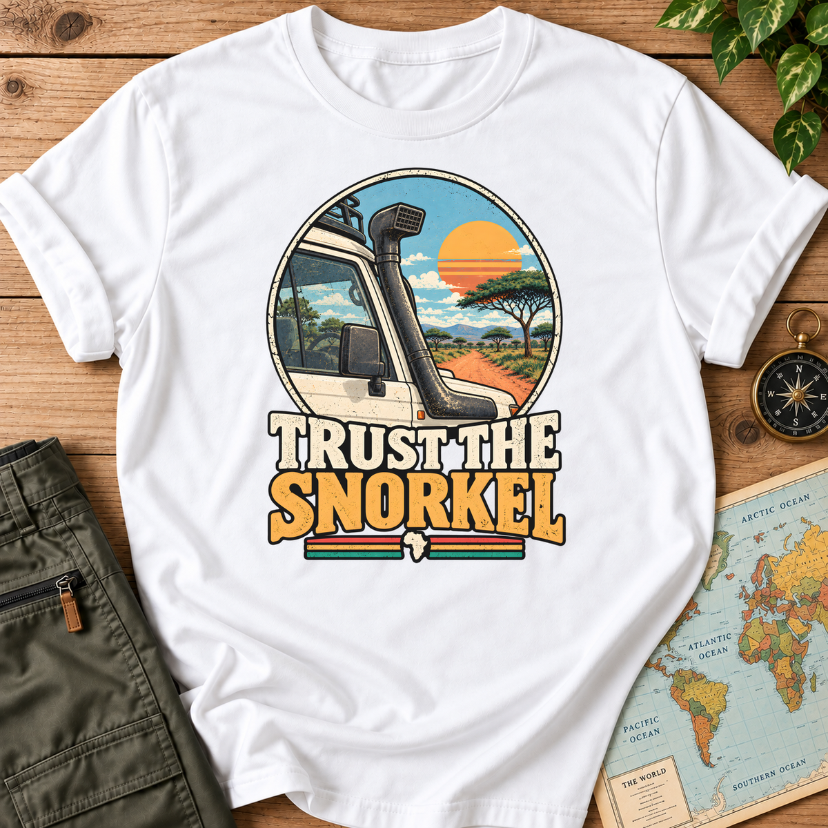 Trust the Kenya Snorkel T-Shirt