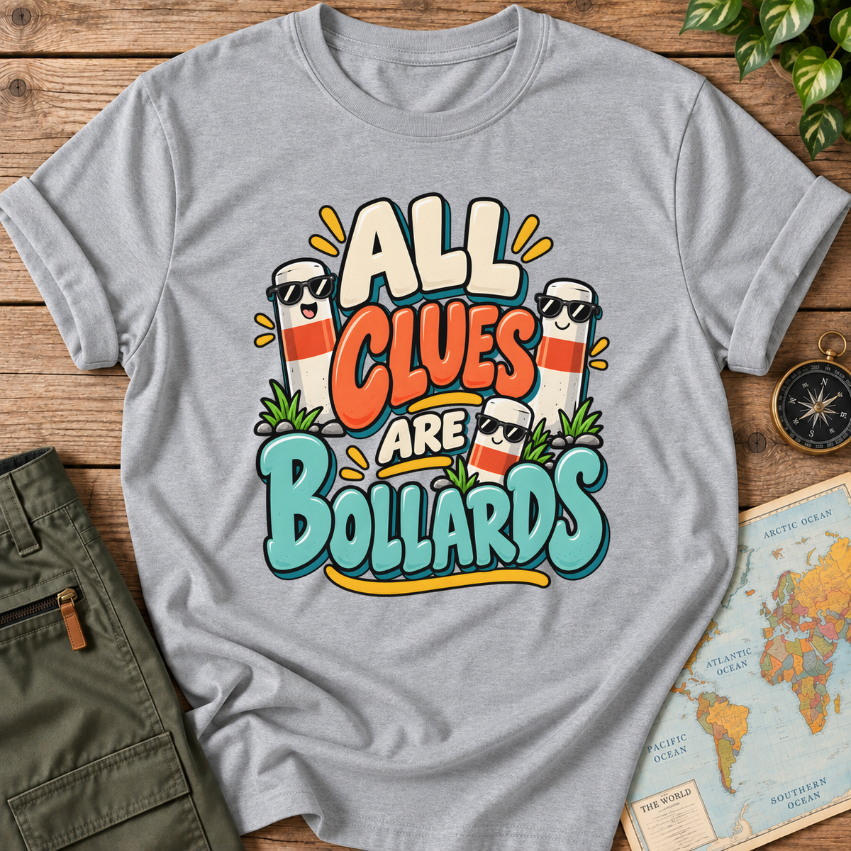 All Clues Are Bollards T-Shirt