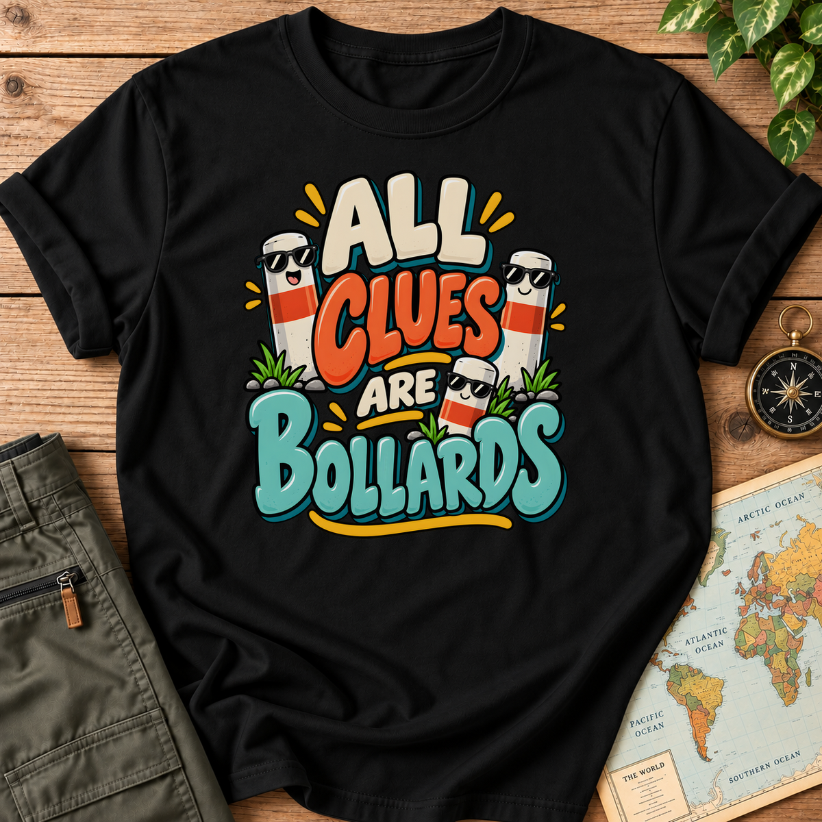 All Clues Are Bollards T-Shirt