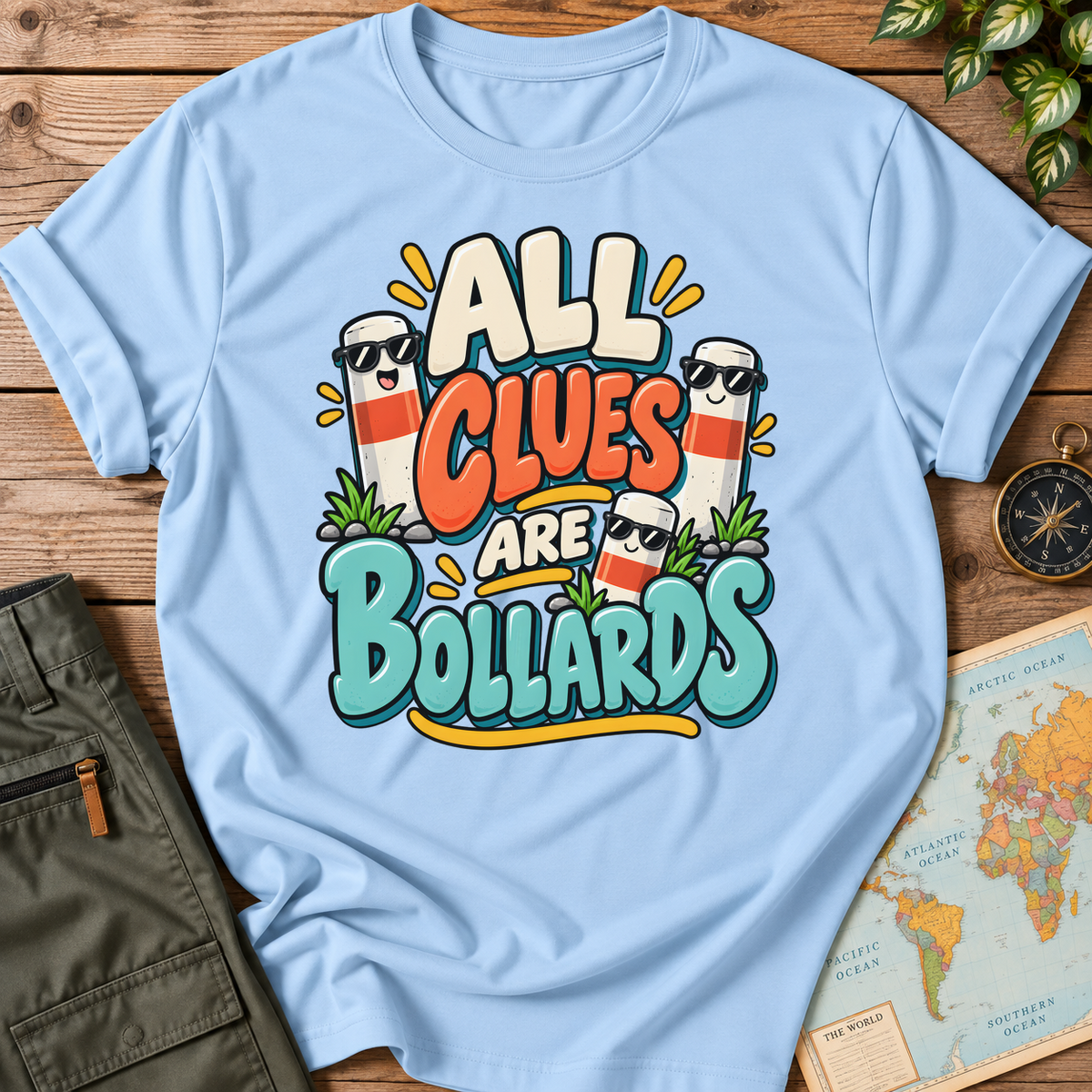 All Clues Are Bollards T-Shirt