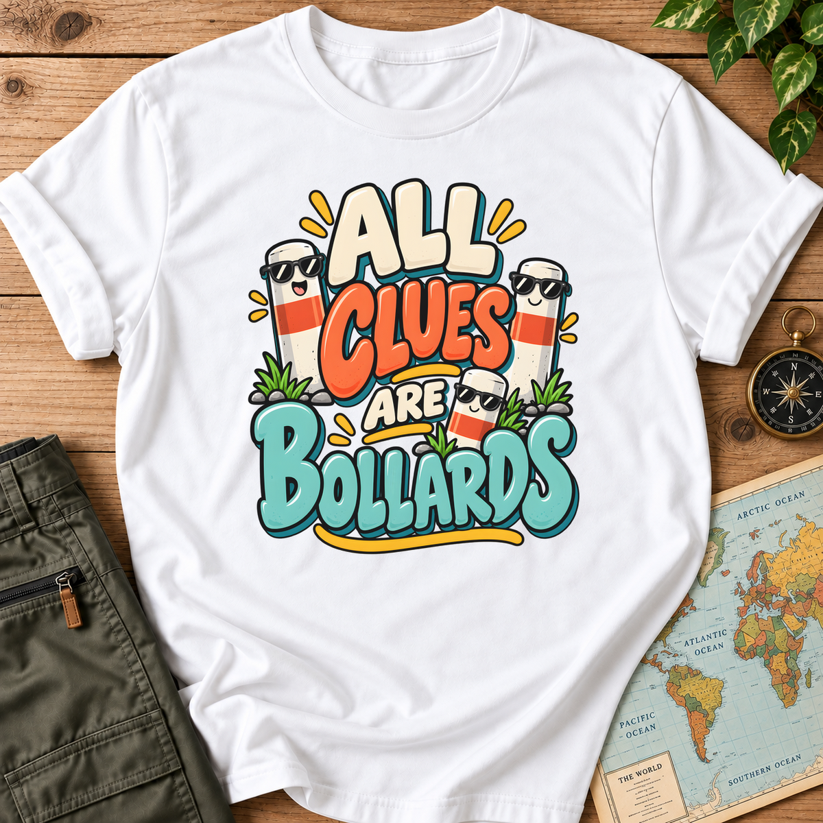 All Clues Are Bollards T-Shirt