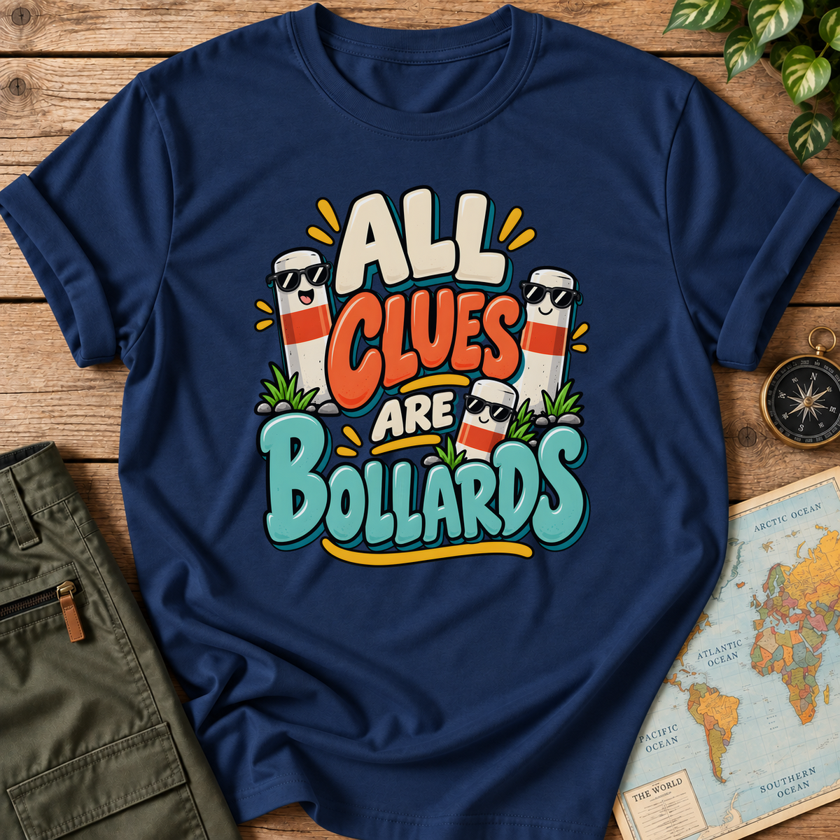 All Clues Are Bollards T-Shirt