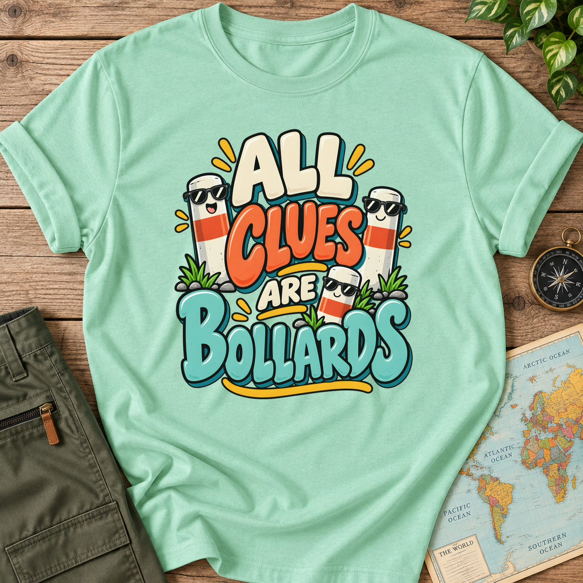 All Clues Are Bollards T-Shirt