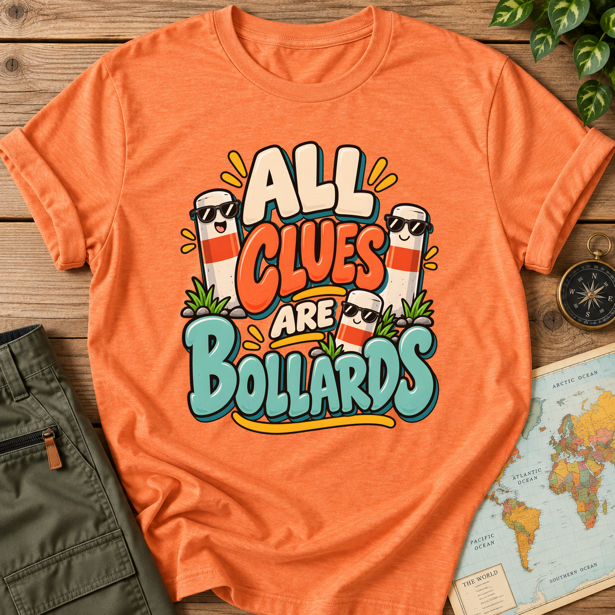 All Clues Are Bollards T-Shirt