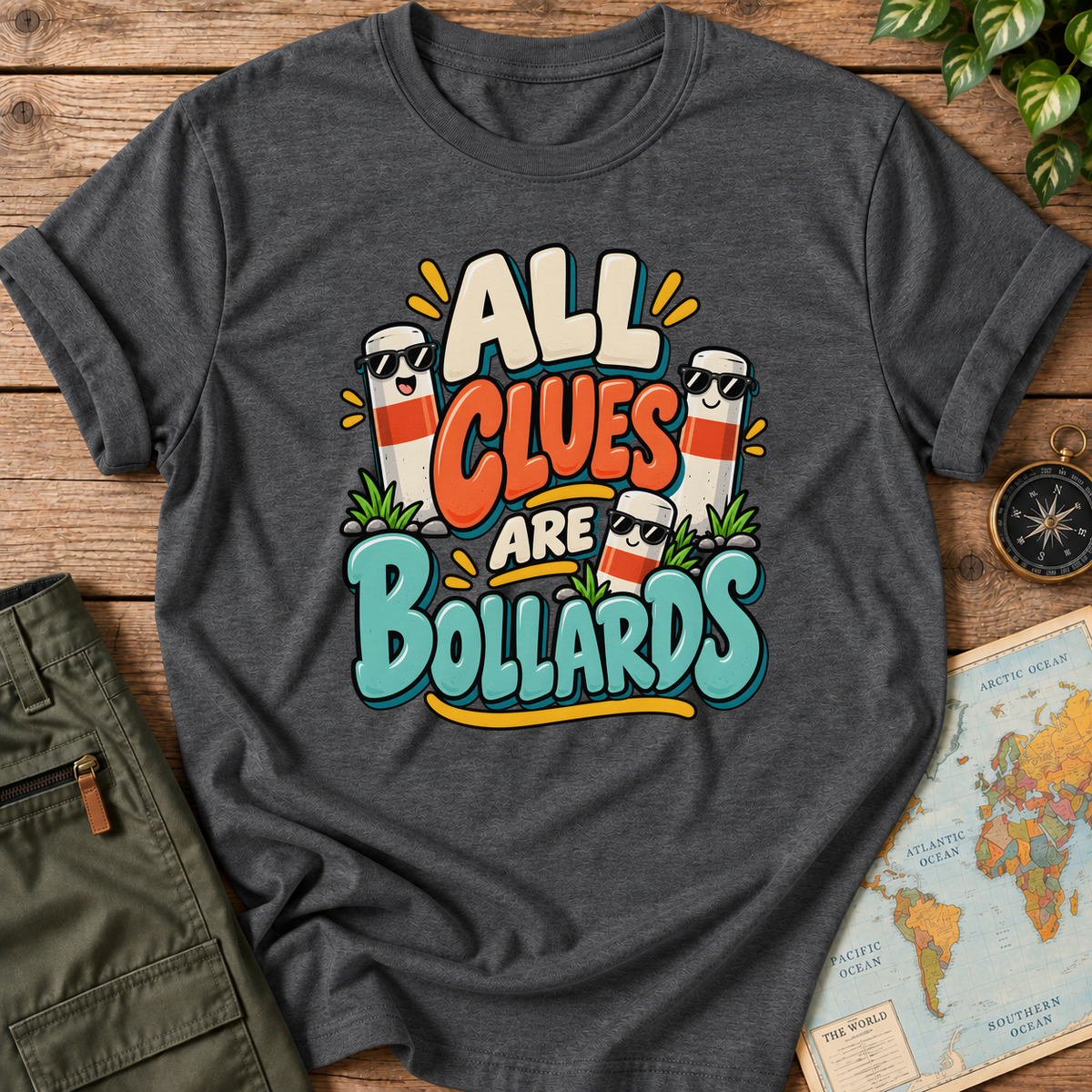 All Clues Are Bollards T-Shirt