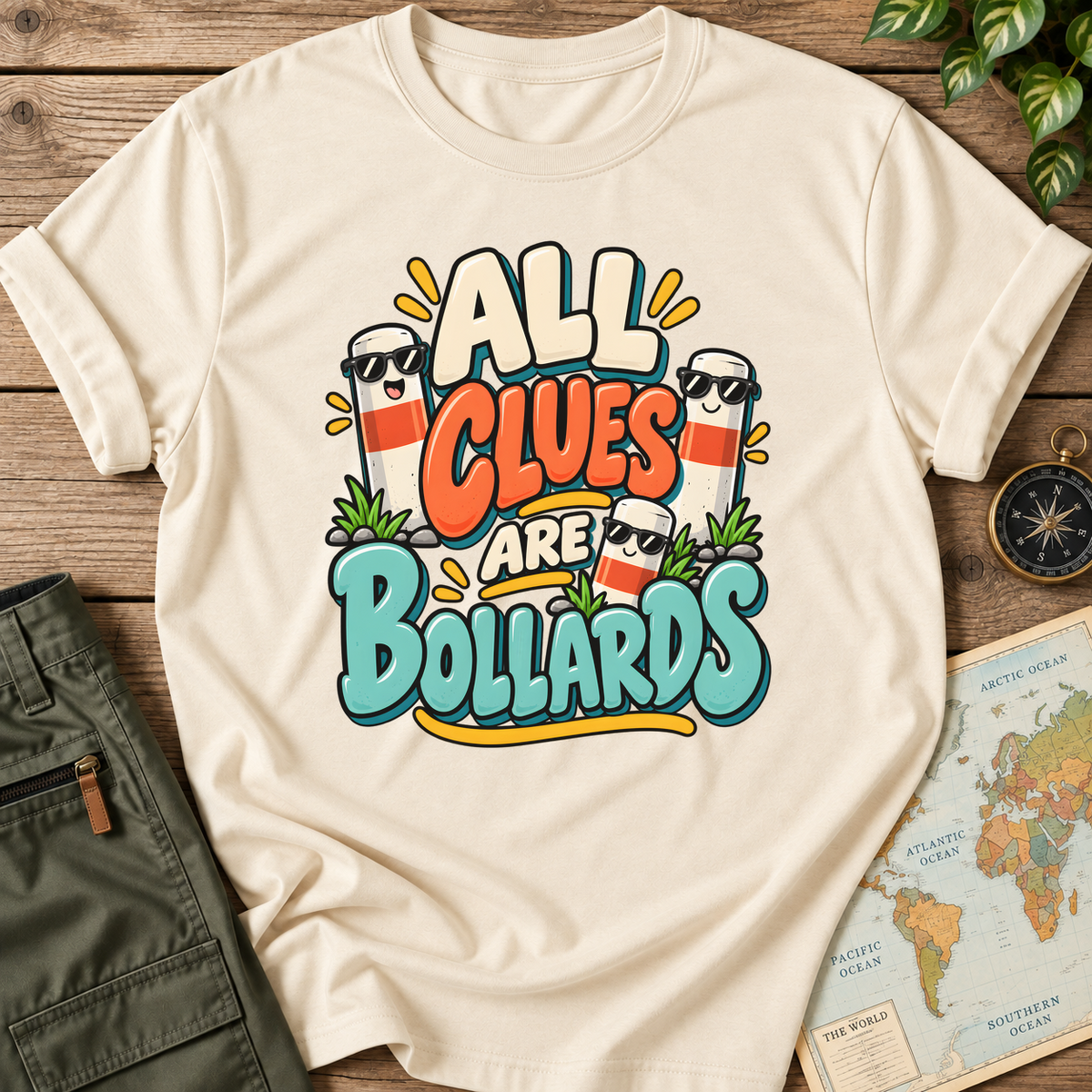 All Clues Are Bollards T-Shirt