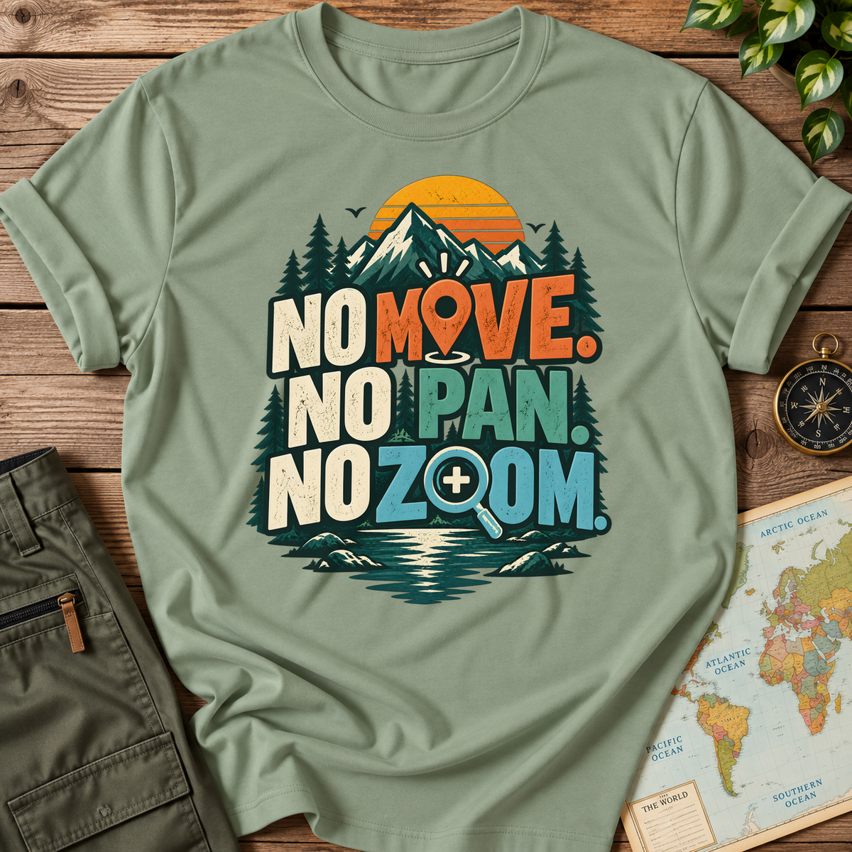 NMPZ - No Move No Pan No Zoom T-Shirt