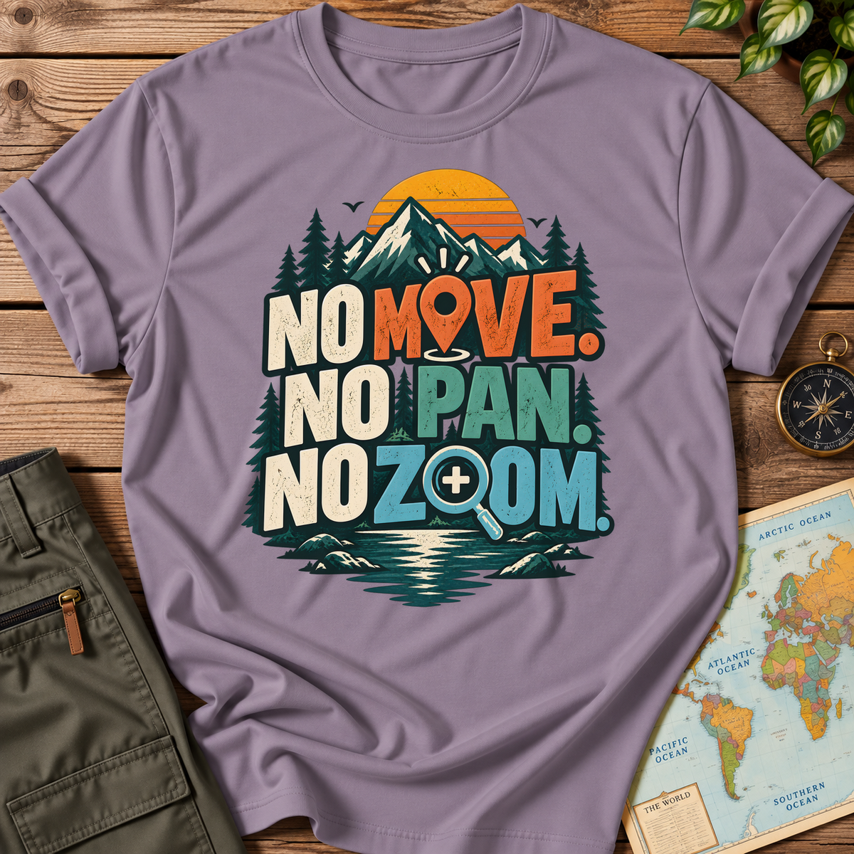 NMPZ - No Move No Pan No Zoom T-Shirt