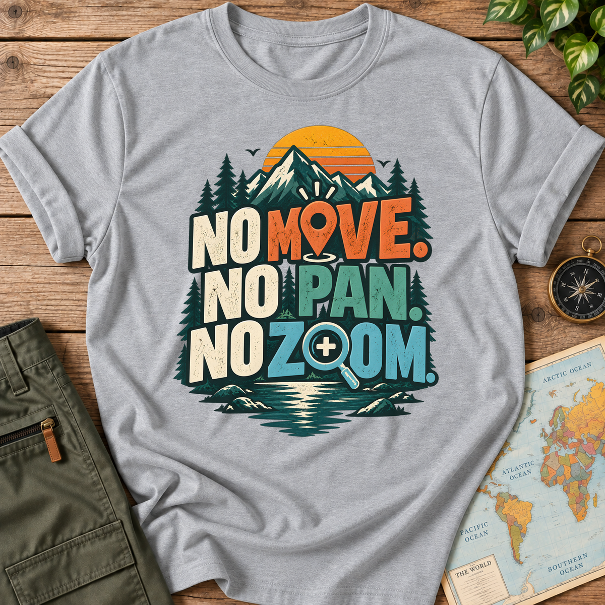 NMPZ - No Move No Pan No Zoom T-Shirt