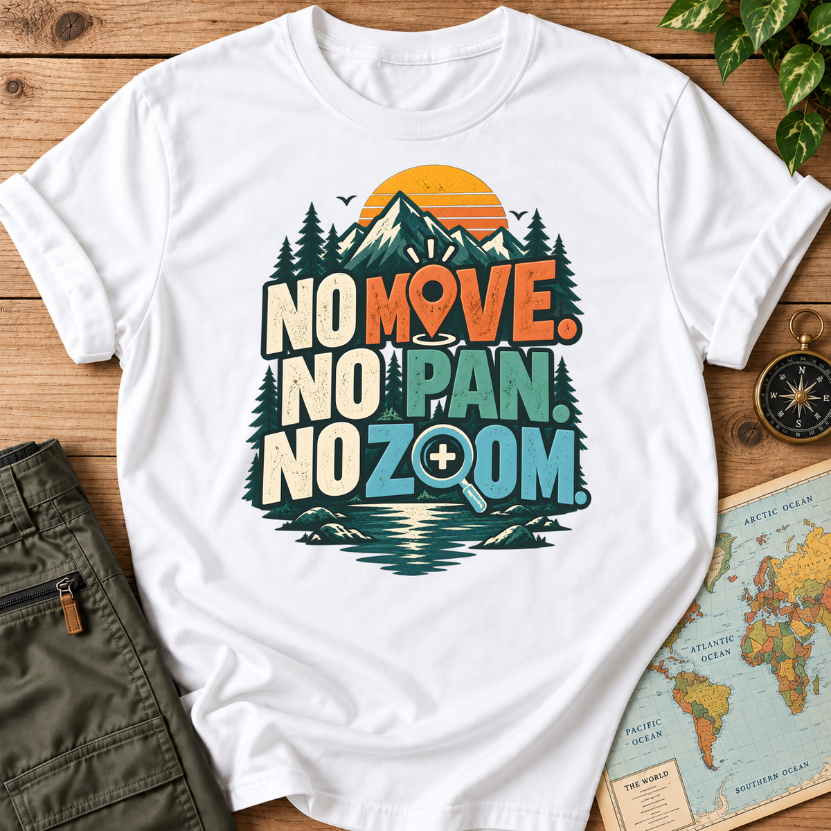 NMPZ - No Move No Pan No Zoom T-Shirt