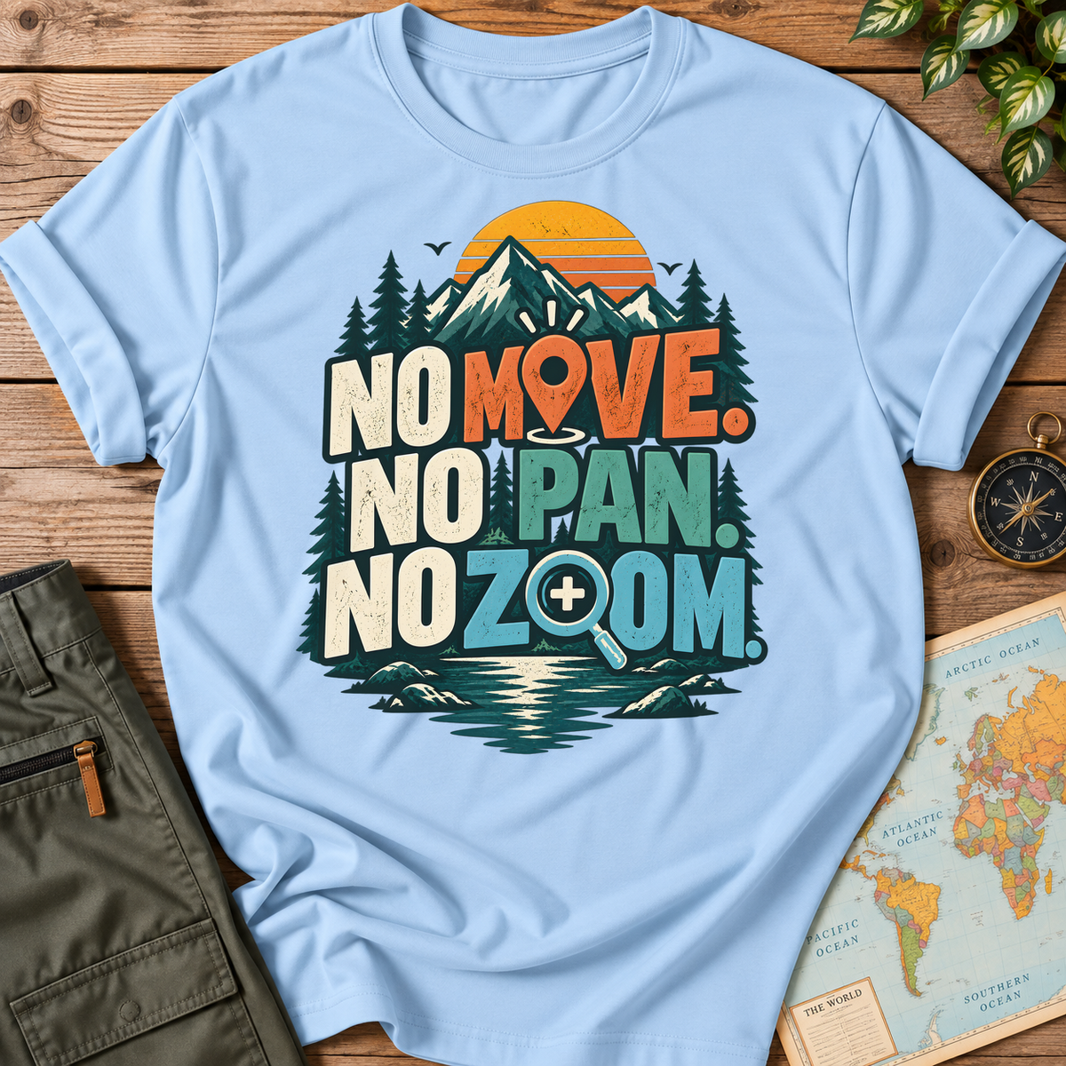 NMPZ - No Move No Pan No Zoom T-Shirt