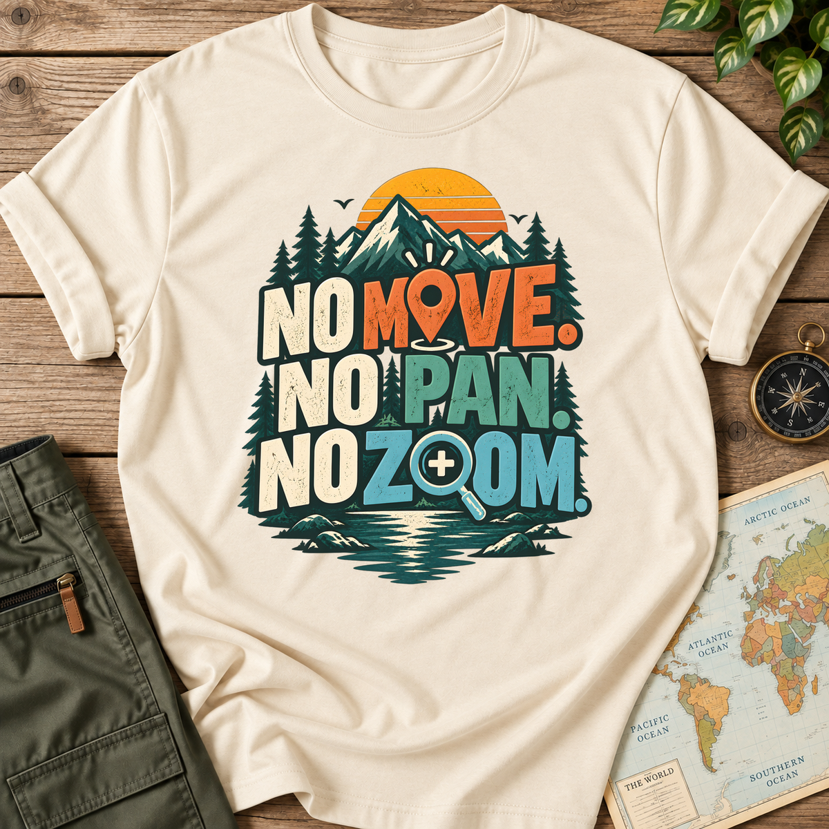 NMPZ - No Move No Pan No Zoom T-Shirt