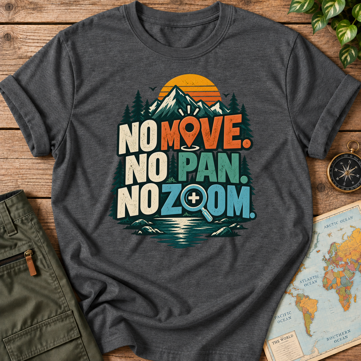 NMPZ - No Move No Pan No Zoom T-Shirt