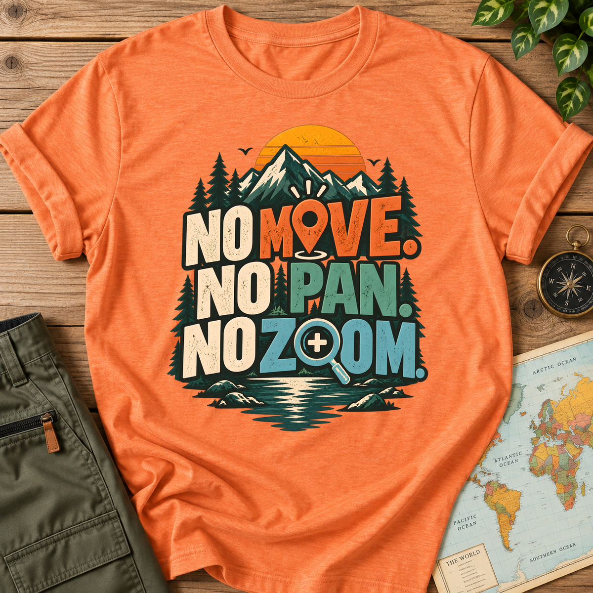 NMPZ - No Move No Pan No Zoom T-Shirt
