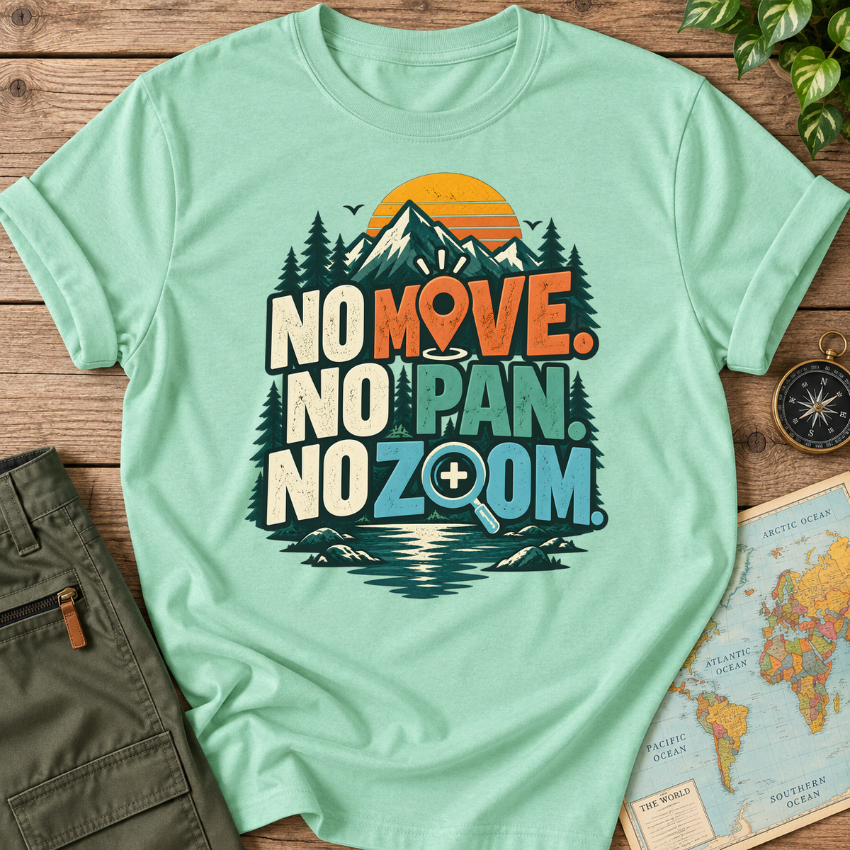 NMPZ - No Move No Pan No Zoom T-Shirt