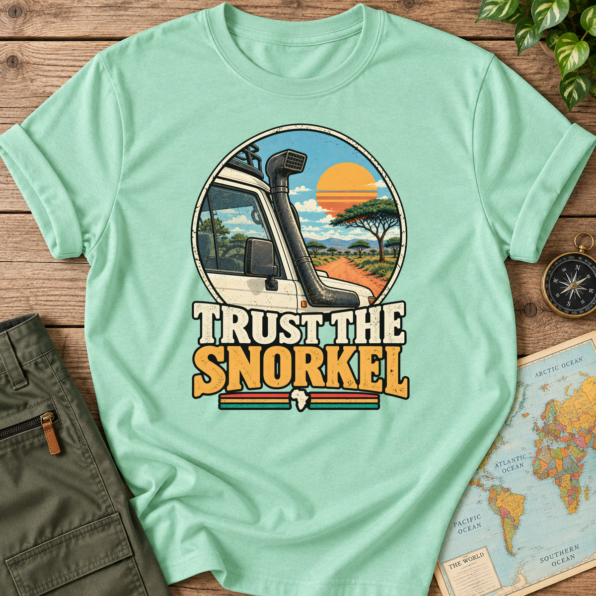 Trust the Kenya Snorkel T-Shirt