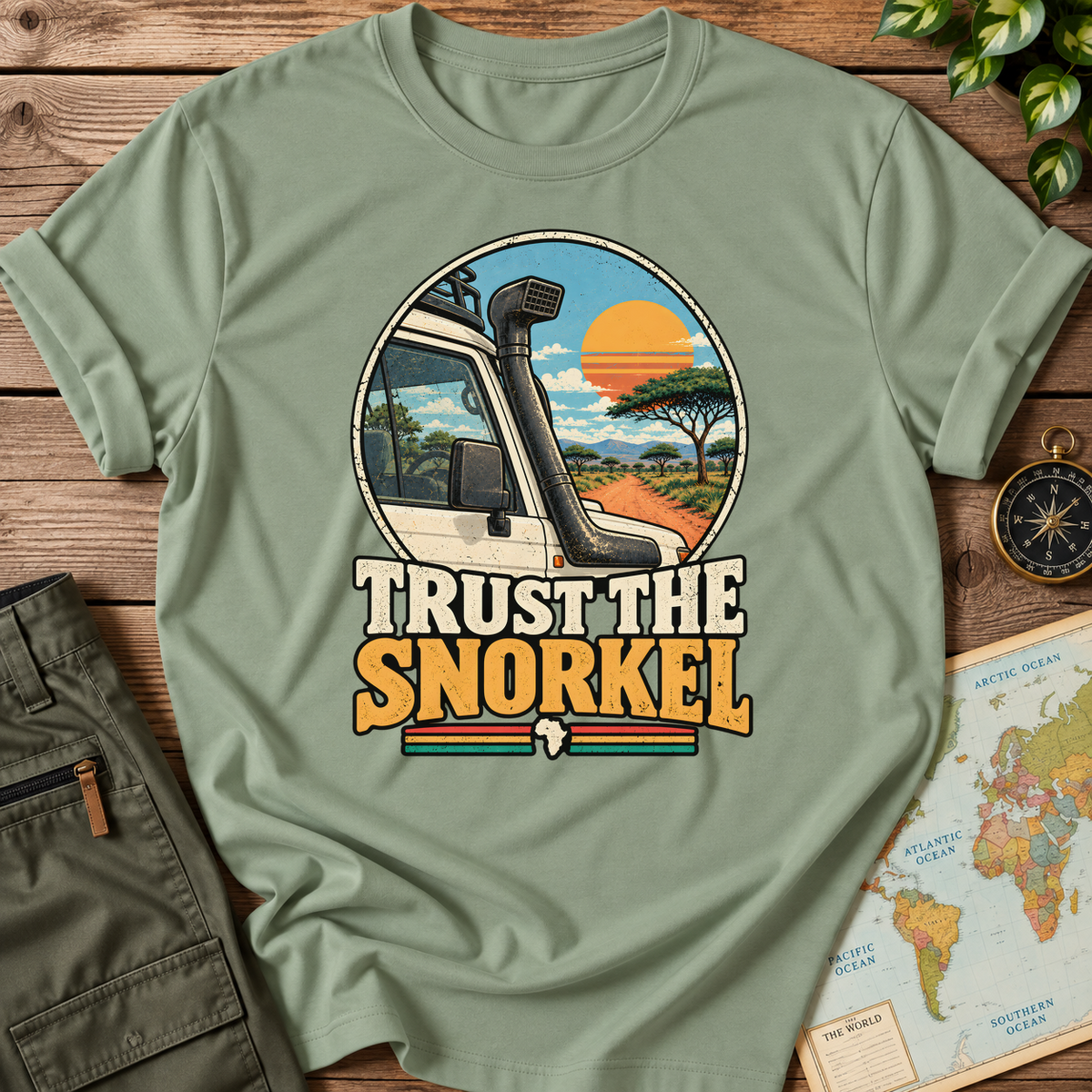 Trust the Kenya Snorkel T-Shirt