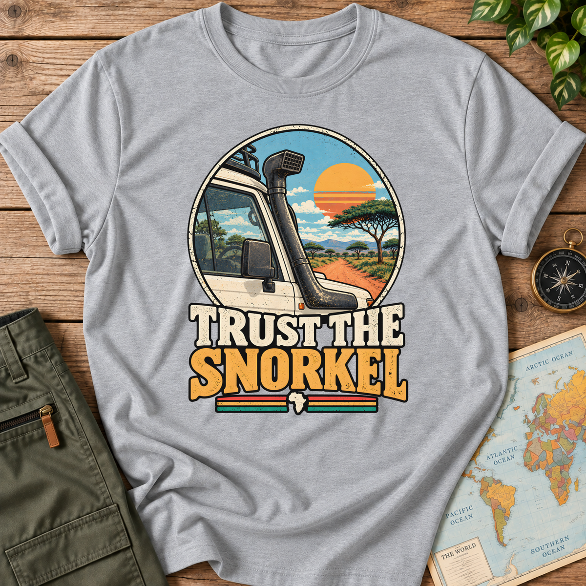 Trust the Kenya Snorkel T-Shirt